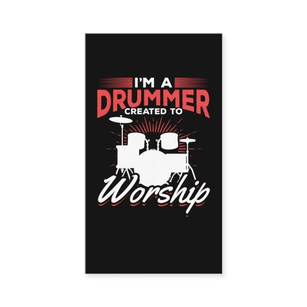 Funny Drummer Quote Drum Set