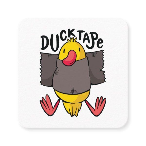 Funny Duck Tape Square