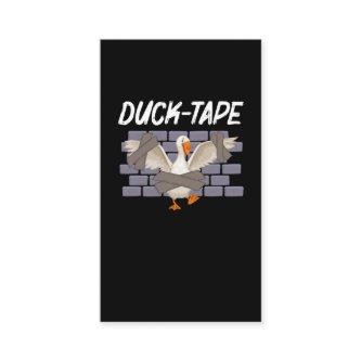 Funny Duct Tape Humor Duck Animal Sarcastic