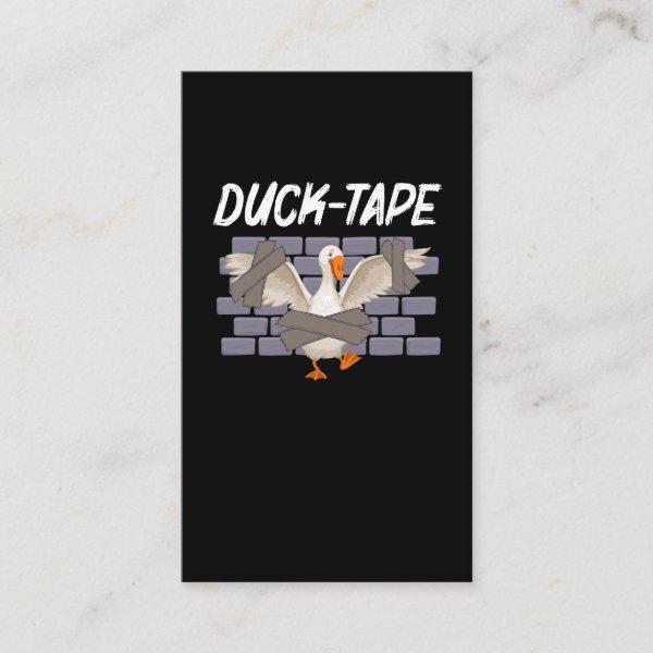 Funny Duct Tape Humor Duck Animal Sarcastic