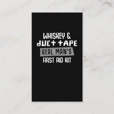 Funny Duct Tape Husband Whiskey Lover Dad Father