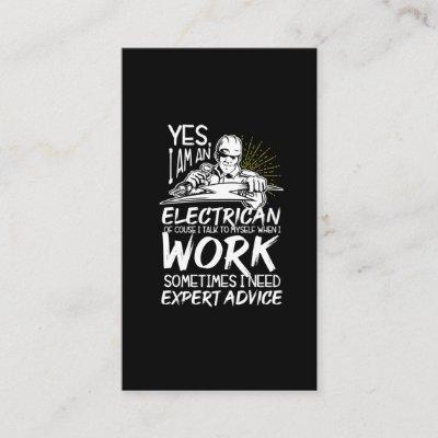 Funny Electrician Advice Electronics Expert