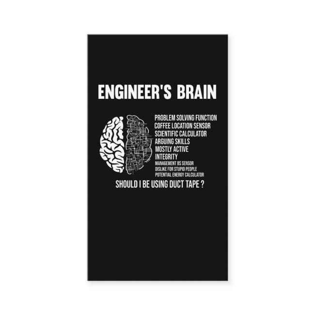 Funny Engineering Humor Brain Engineer Joke