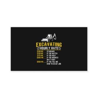 Funny Excavating Hourly Rate Excavator Machine