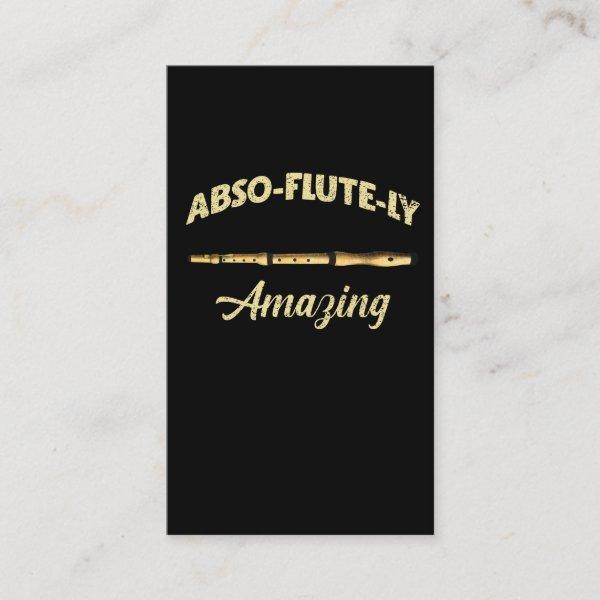 Funny Flute Pun Amazing Musical Wind Instrument
