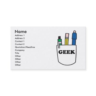 Funny GEEK Pocket Protector