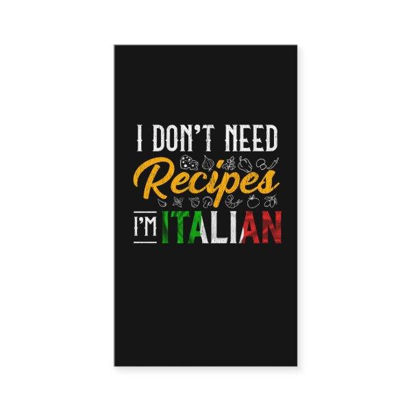 Funny Italian Cook Gift Culinary Kitchen Humor