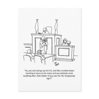 Funny Lawyer Humor Postcard