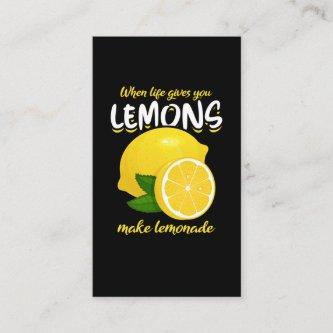 Funny Lemons Saying Make Lemonade