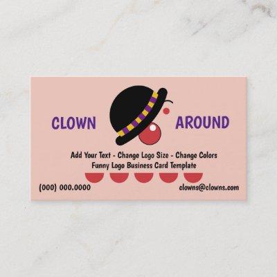 Funny Logos Clown Comedy