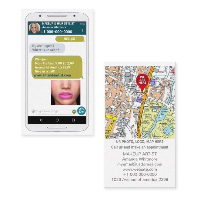 funny mobile photo map business car
