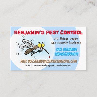 Funny mosquito pest control business