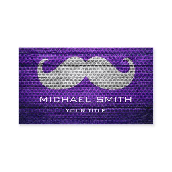 Funny Mustache on Wood Texture #3