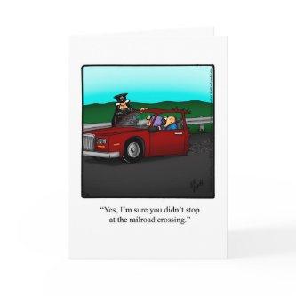 Funny National Police Week Greeting Card
