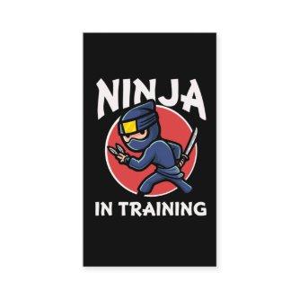Funny Ninja Kid in training