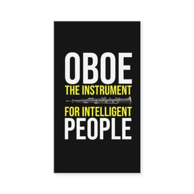 Funny Oboe Player Intelligent Musician Humor
