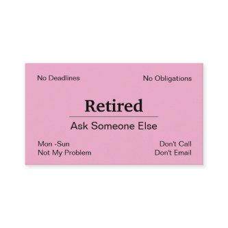 Funny Out Of Business Retirement