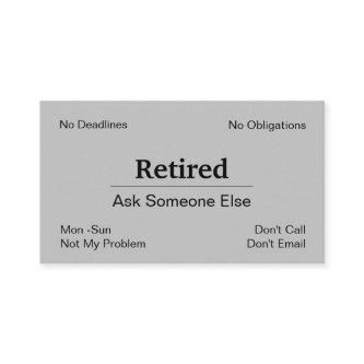 Funny Out Of Business Retirement