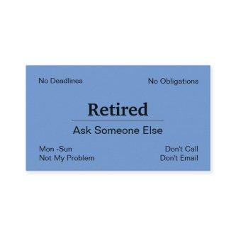 Funny Out Of Business Retirement