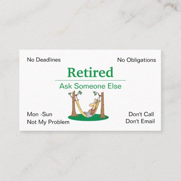 Funny Out of Business Retirement