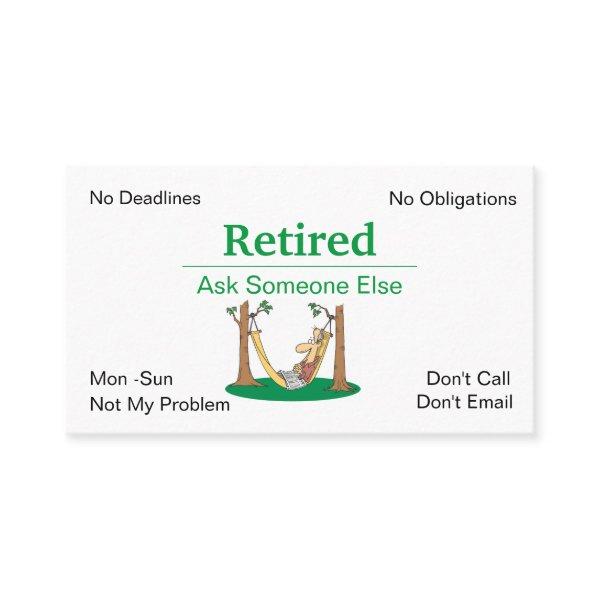 Funny Out of Business Retirement