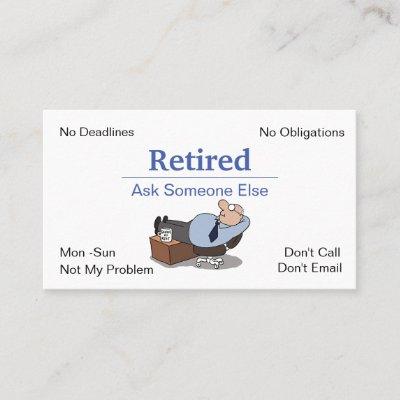 Funny Out Of Business Retirement
