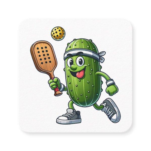 Funny Pickleball Player Paddleball Lover  Square