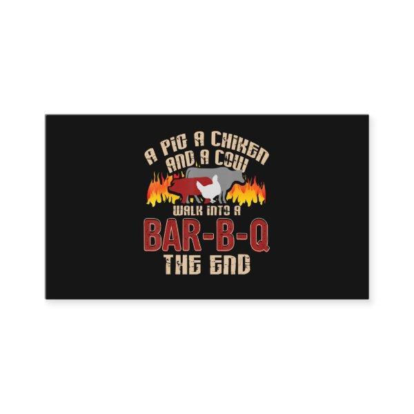Funny Pig Chicken Cow Bar B Q Bbq Chef Cookie Cook