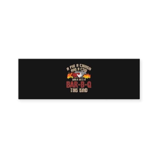 Funny Pig Chicken Cow Bar B Q Bbq Chef Cookie Cook Mini