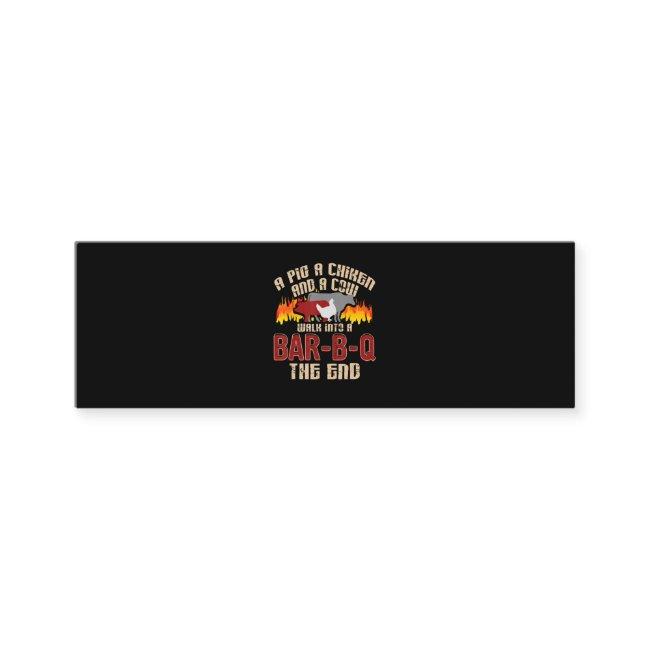 Funny Pig Chicken Cow Bar B Q Bbq Chef Cookie Cook Mini