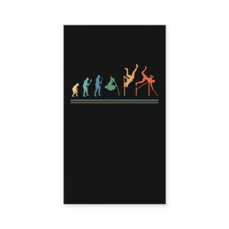 Funny Pole Vaulting Evolution Pole Vaulter