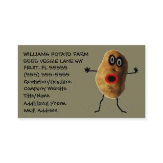 Funny Potato Farmer Advertising
