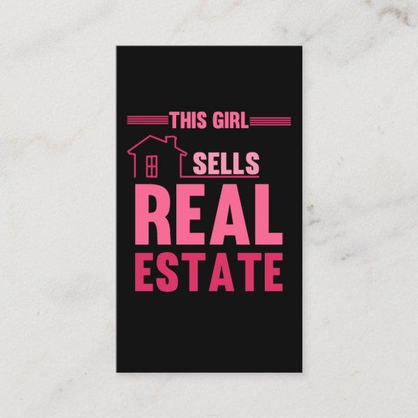 Funny Property Investor Girl Real Estate Agent