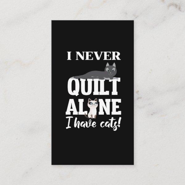 Funny Quilting Cat Lady Gift for Quilter