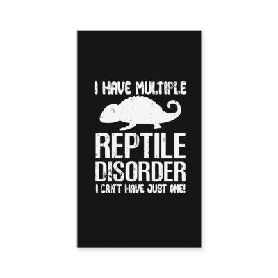 Funny Reptile Disorder Lizard Owner Animal Lover