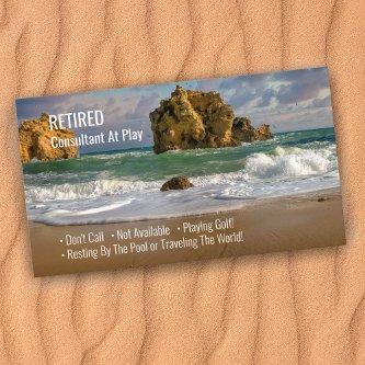 Funny Retired, Ocean Waves, Profession Gag