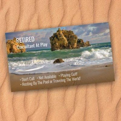 Funny Retired, Ocean Waves, Profession Gag