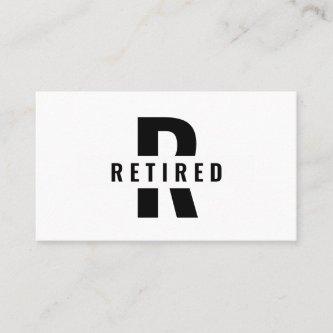 Funny Retirement Monogram Retired Ask Someone Else
