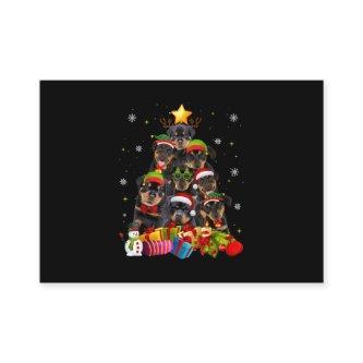 Funny Rottweiler Christmas Tree Xmas Dog Lovers