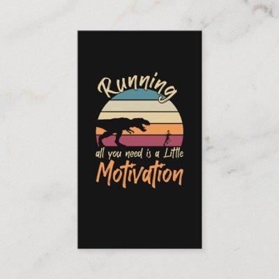 Funny Running Motivation Dinosaur Joke