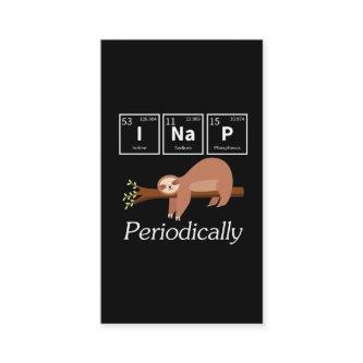 Funny Science Pun Chemistry Sloth Nap Lover