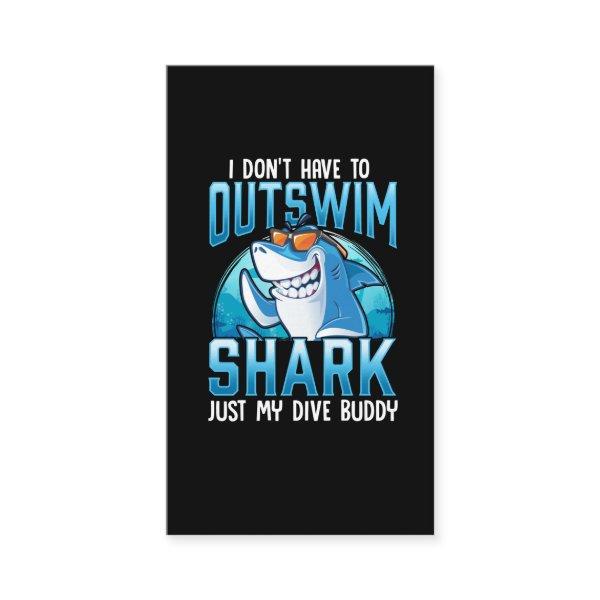 Funny Scuba Diving Shark Dive Buddy