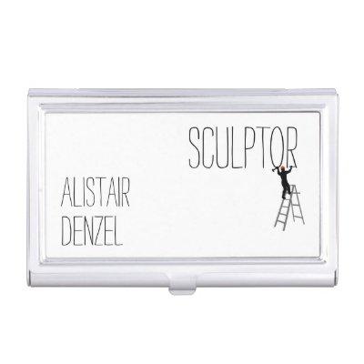 Funny sculptor man elegant customizable  case