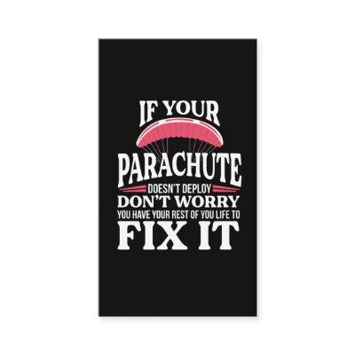 Funny Skydiving Gift Hilarious Skydiver Parachute