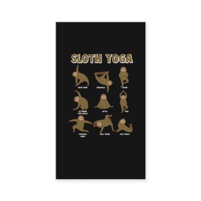 Funny Sloth Yoga Workout Stretch Lazy Yoga Exercis