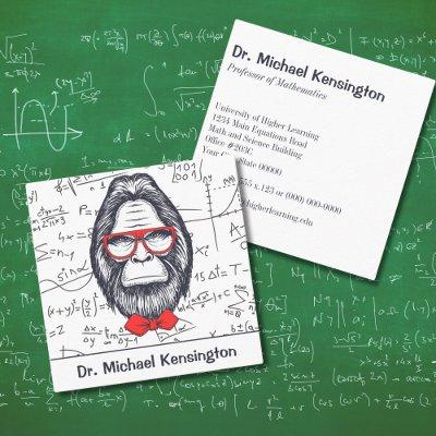 Funny Smart Sasquatch Math Equations Unusual  Square