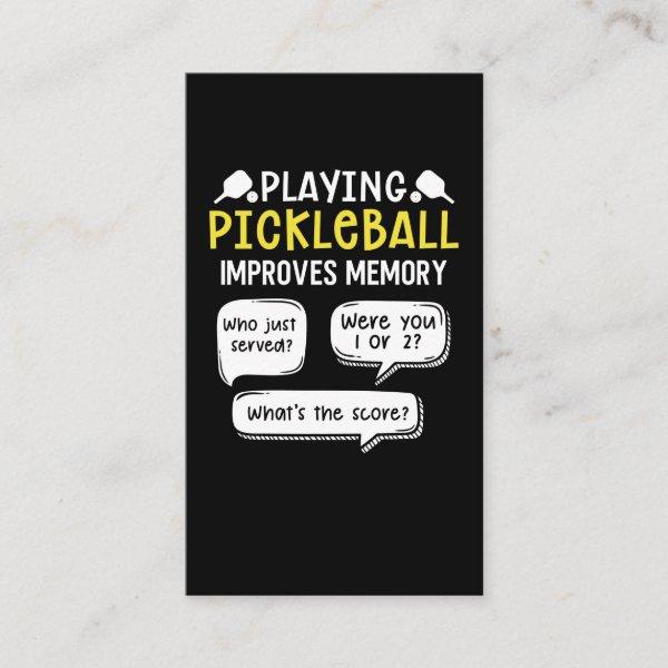 Funny Sports Pickleball Player