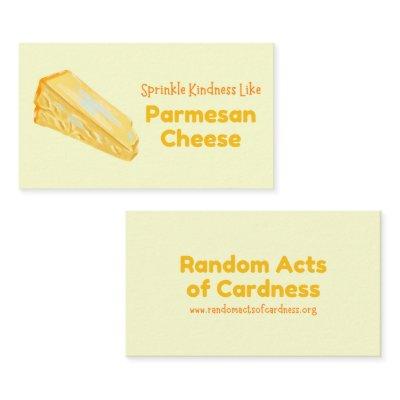 Funny Sprinkle Kindness Like Parmesan Cheese Cards