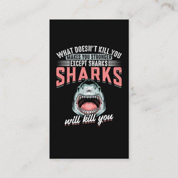 Funny Swimmer Humor Shark Joke