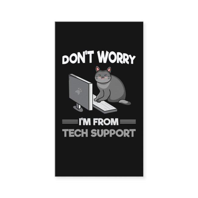 Funny Technical support Cat Lover Computer Science